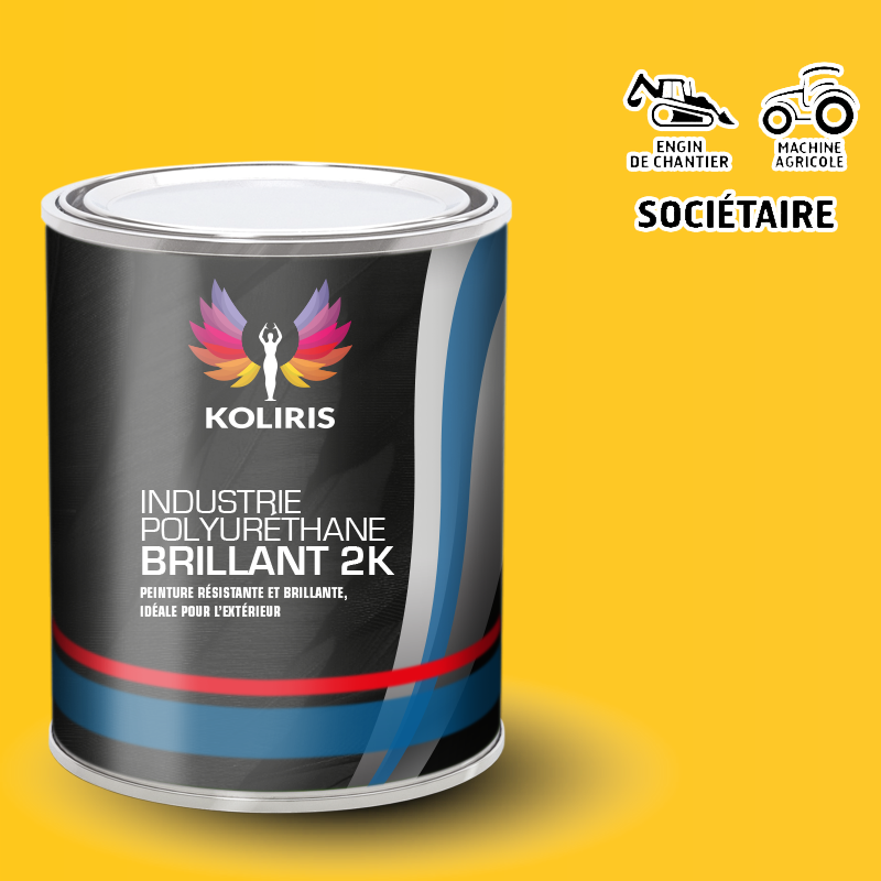 Peinture industrie 2K PU brillante Agricole et Engin de chantier